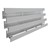 Low-Rise Four-Tier Bleachers w/ Tip & Roll Wheels